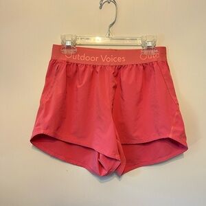 Outdoor voices relay shorts
